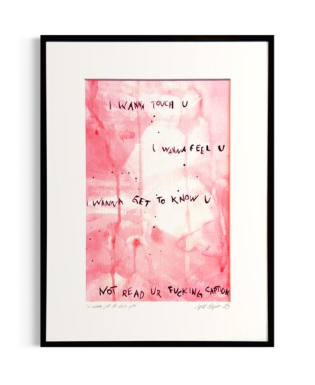 I wanna get to know you