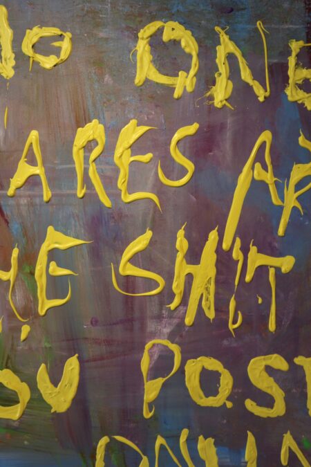 No one cares about the shit you post online