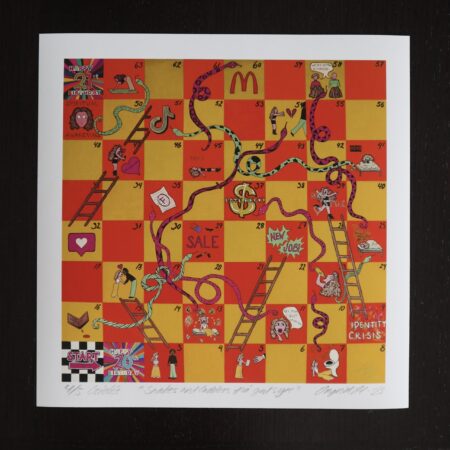 Snakes and ladders på gul syre