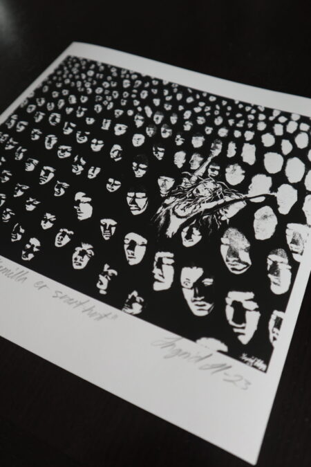 Kamilla er svart-hvit