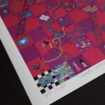 Snakes and ladders på rosa syre