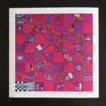 Snakes and ladders på rosa syre