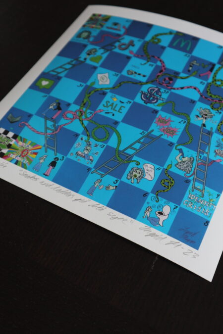 Snakes and ladders på blå syre