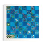 Snakes and ladders på blå syre