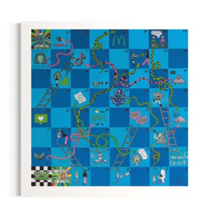 Snakes and ladders på blå syre