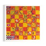 Snakes and ladders på gul syre